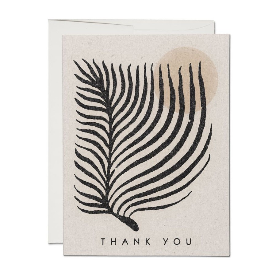 Cards Red Cap Cards | Palm Sun Thank You Card