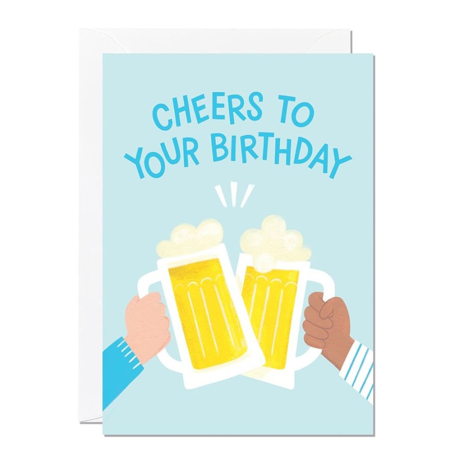 Cards Ricicle Cards | Cheers Beers Birthday Card