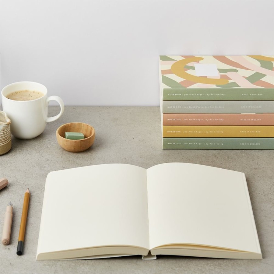 Notebooks & Planners Katie Leamon | Charcoal Lay Flat A5 Notebook