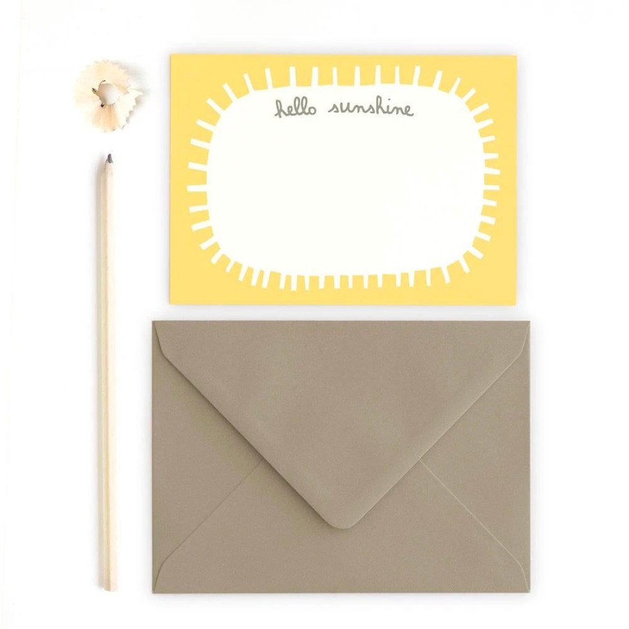 Cards Freya Art & Design | Hello Sunshine Flat Note Cards