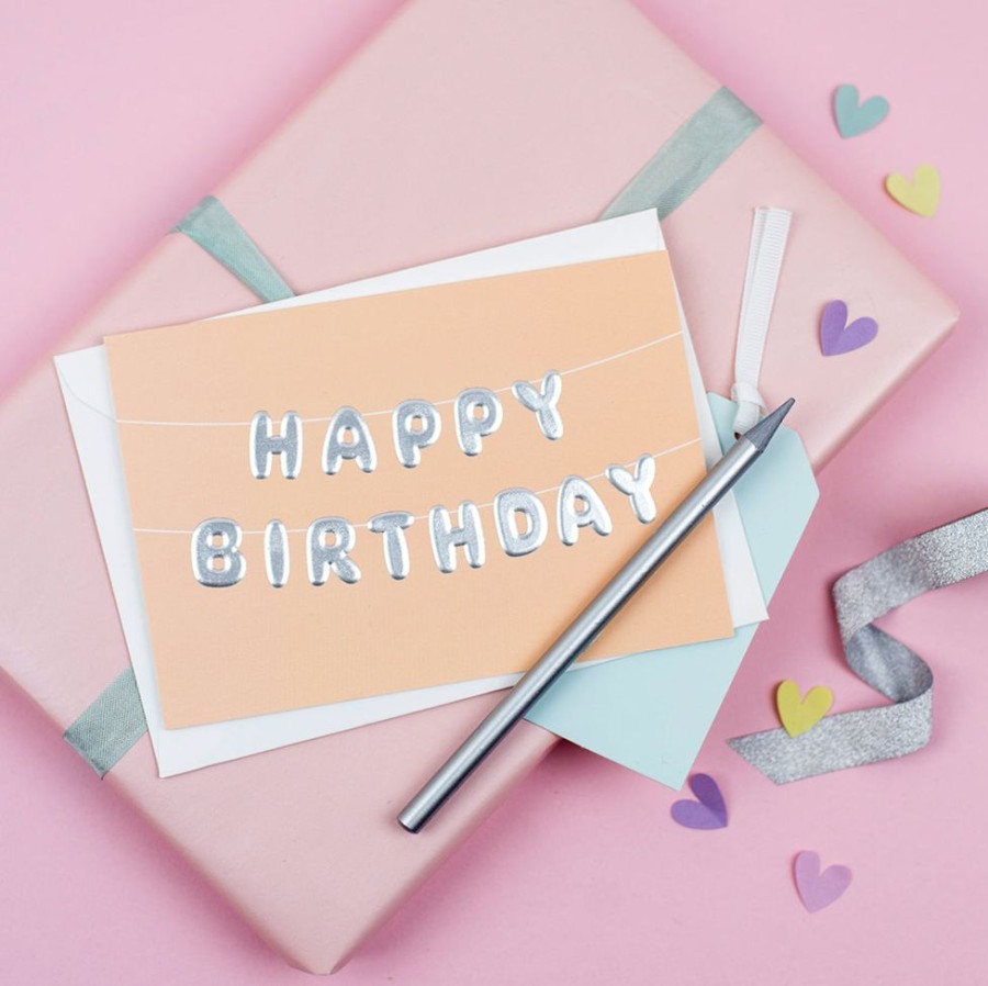 Cards Ricicle Cards | Happy Birthday Balloon Card