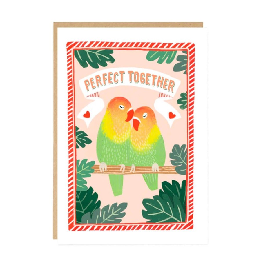 Cards Jade Fisher | Lovebirds Perfect Together Card