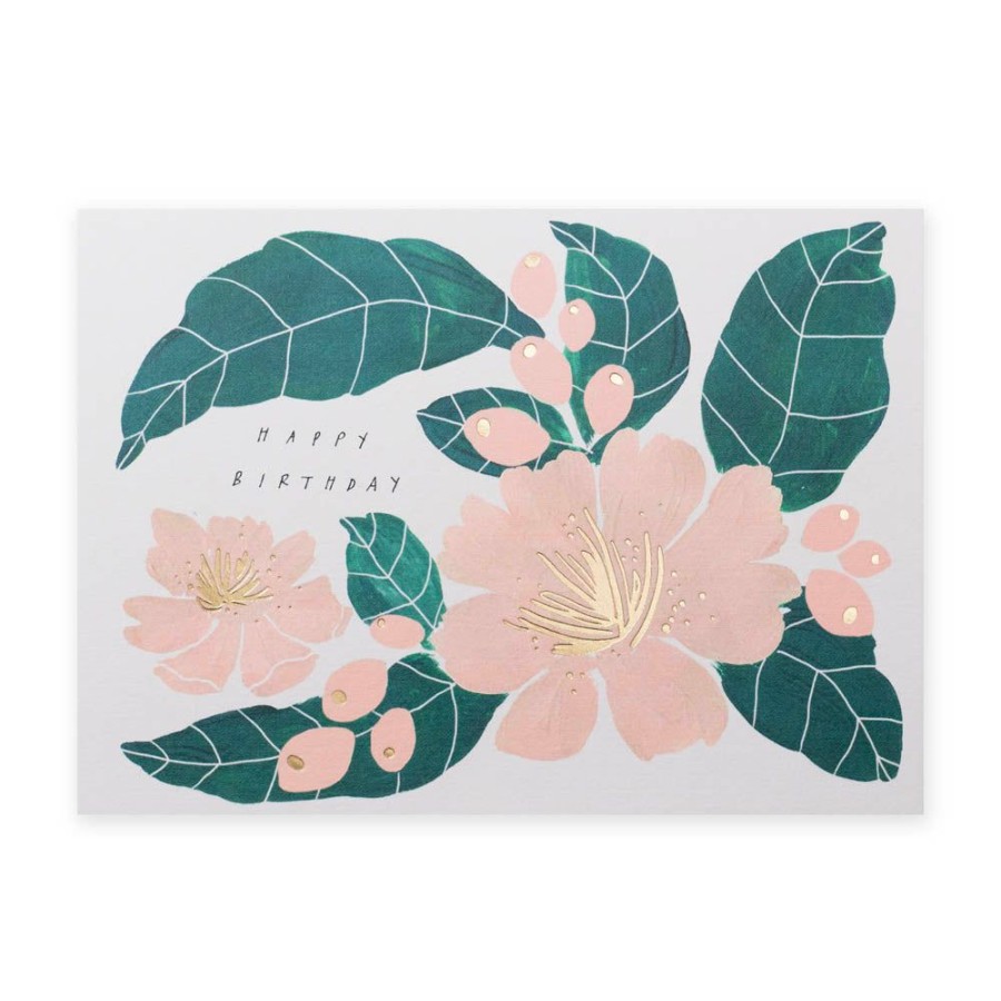 Cards Katie Housley | Happy Birthday Peony Card