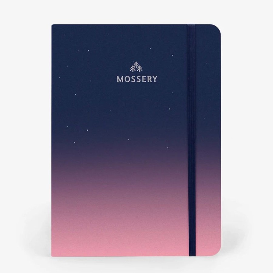 Notebooks & Planners Mossery | Dawn Threadbound Notebook With Lined Pages