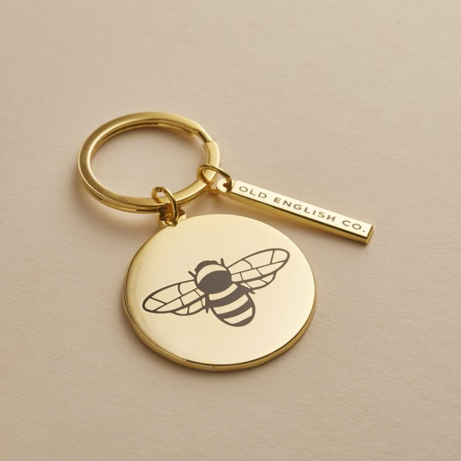 Lifestyle Old English Company | Gold Bee Keyring