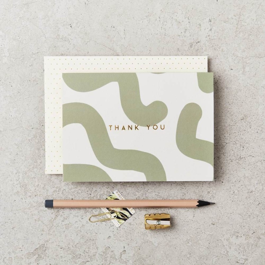 Cards Katie Leamon | Green Mallow Thank You Card