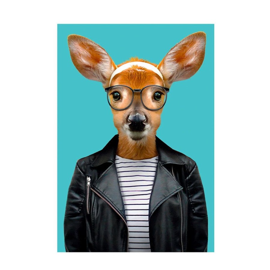 Cards Lagom Design | Zoo Portraits White-Tailed Deer Postcard