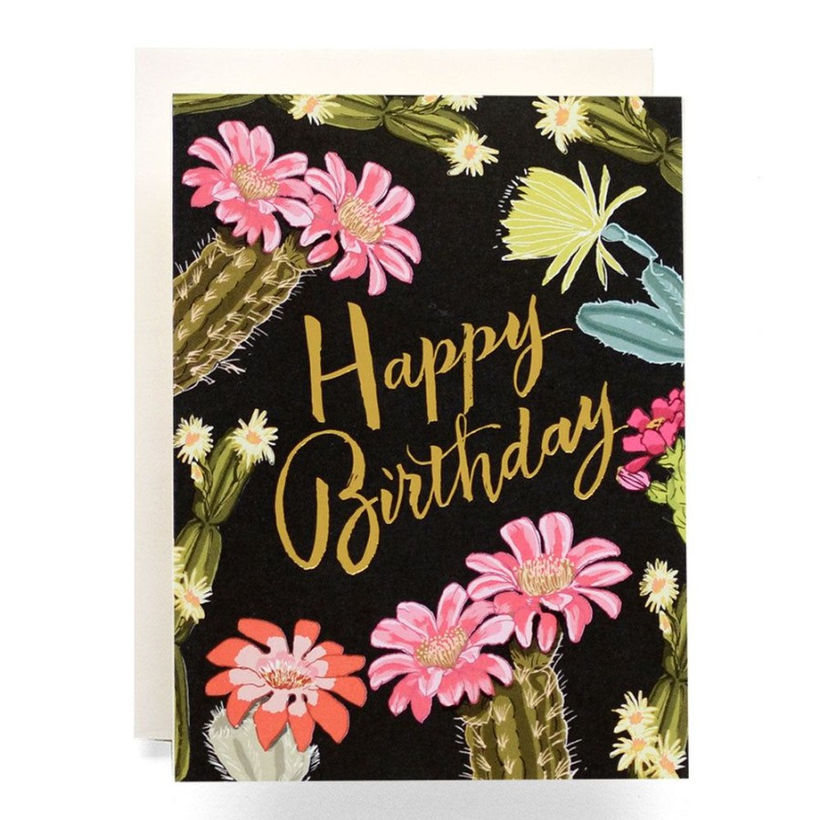 Cards Antiquaria | Cactus Blooms Birthday Card