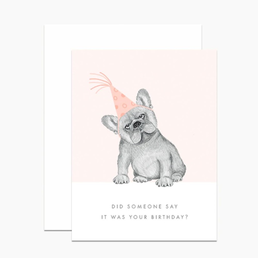 Cards Dear Hancock | Frenchie Birthday Card