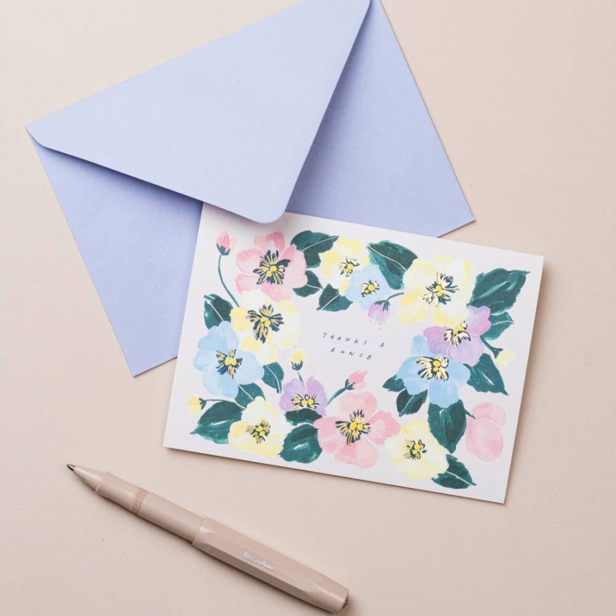 Cards Katie Housley | Thanks A Bunch Pansy Card