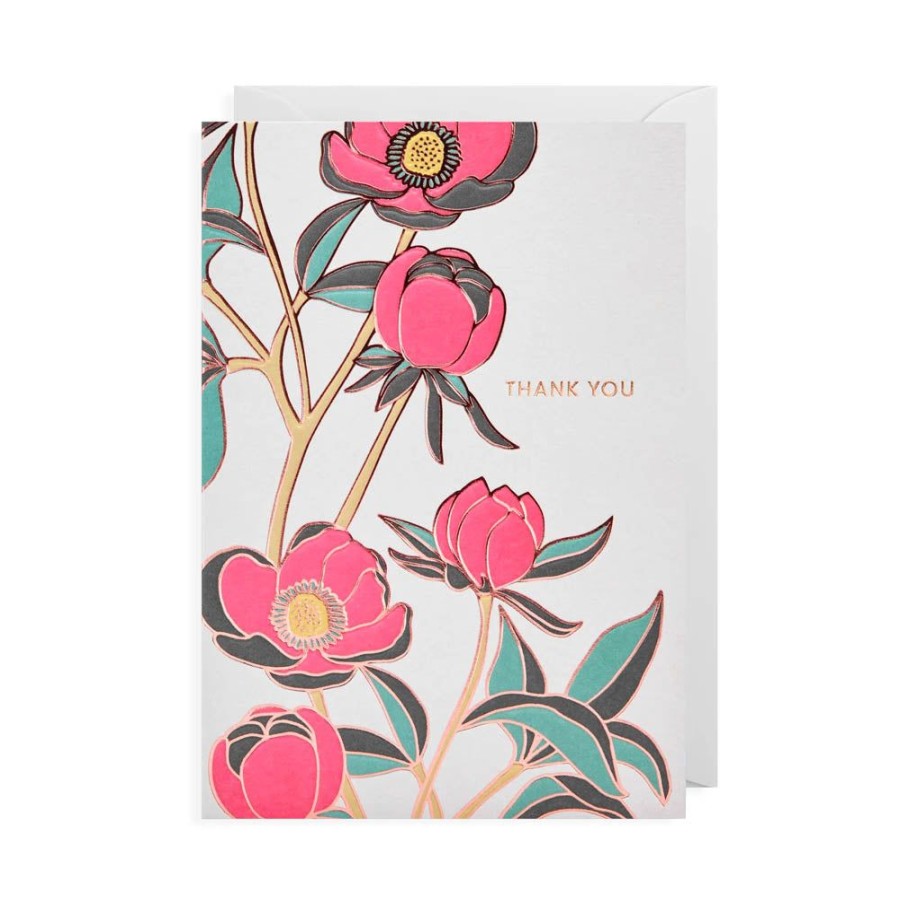 Cards Lagom Design | Vintage Floral Thank You Card