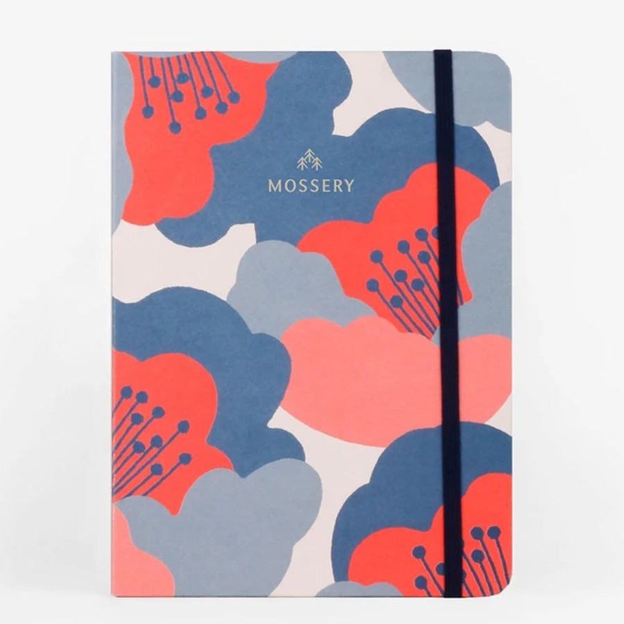 Notebooks & Planners Mossery | Camellia Threadbound Notebook With Dotted Pages