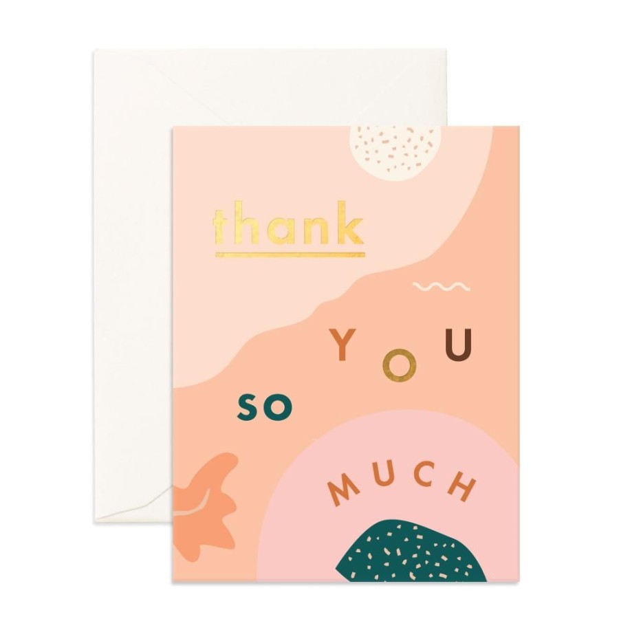 Cards Fox & Fallow | Thank You So Much Abstract Card