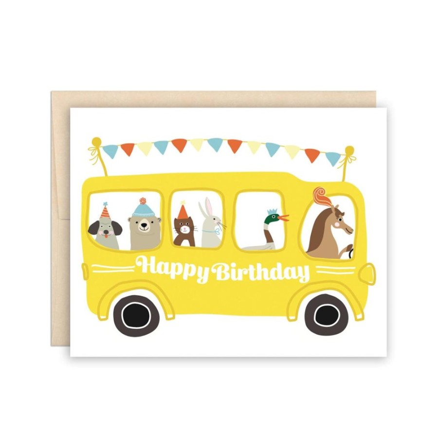 Cards The Beautiful Project | School Bus Birthday Card