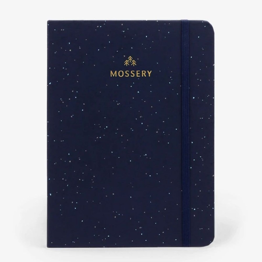 Notebooks & Planners Mossery | Galaxy Threadbound Notebook With Lined Pages