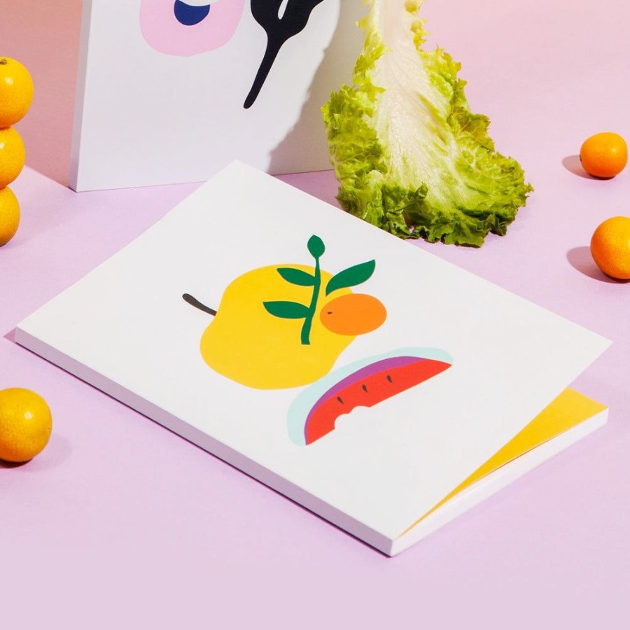 Notebooks & Planners Poketo | Simple Lined Notebook In Tangerine