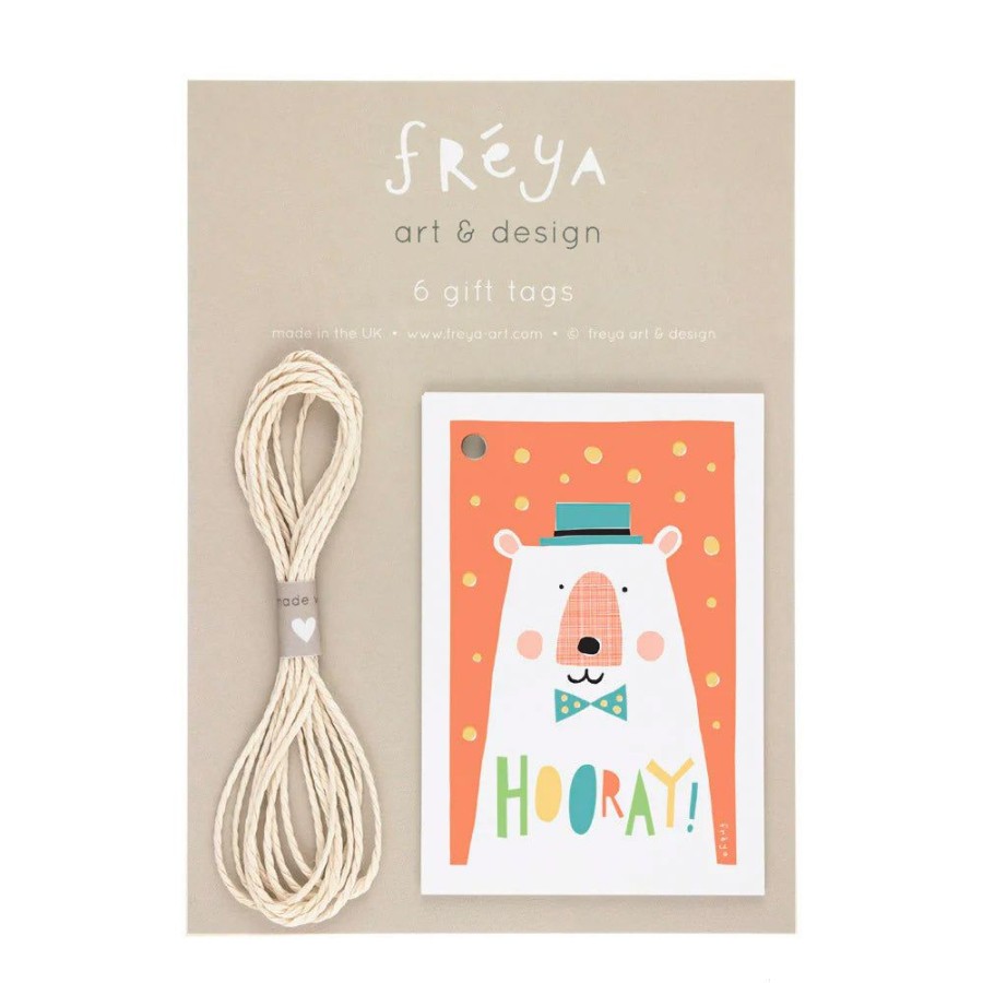 Wrap Freya Art & Design | Hooray Bear Gift Tags